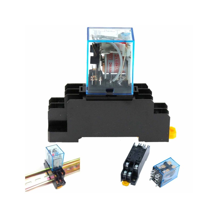 Контактно реле LY2NJ 230V AC 1х10A 2х5A
