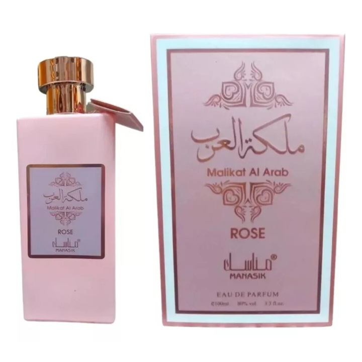 Дамски парфюм, Manasik, MALIKAT AL ARAB ROSE, Парфюм, 100мл
