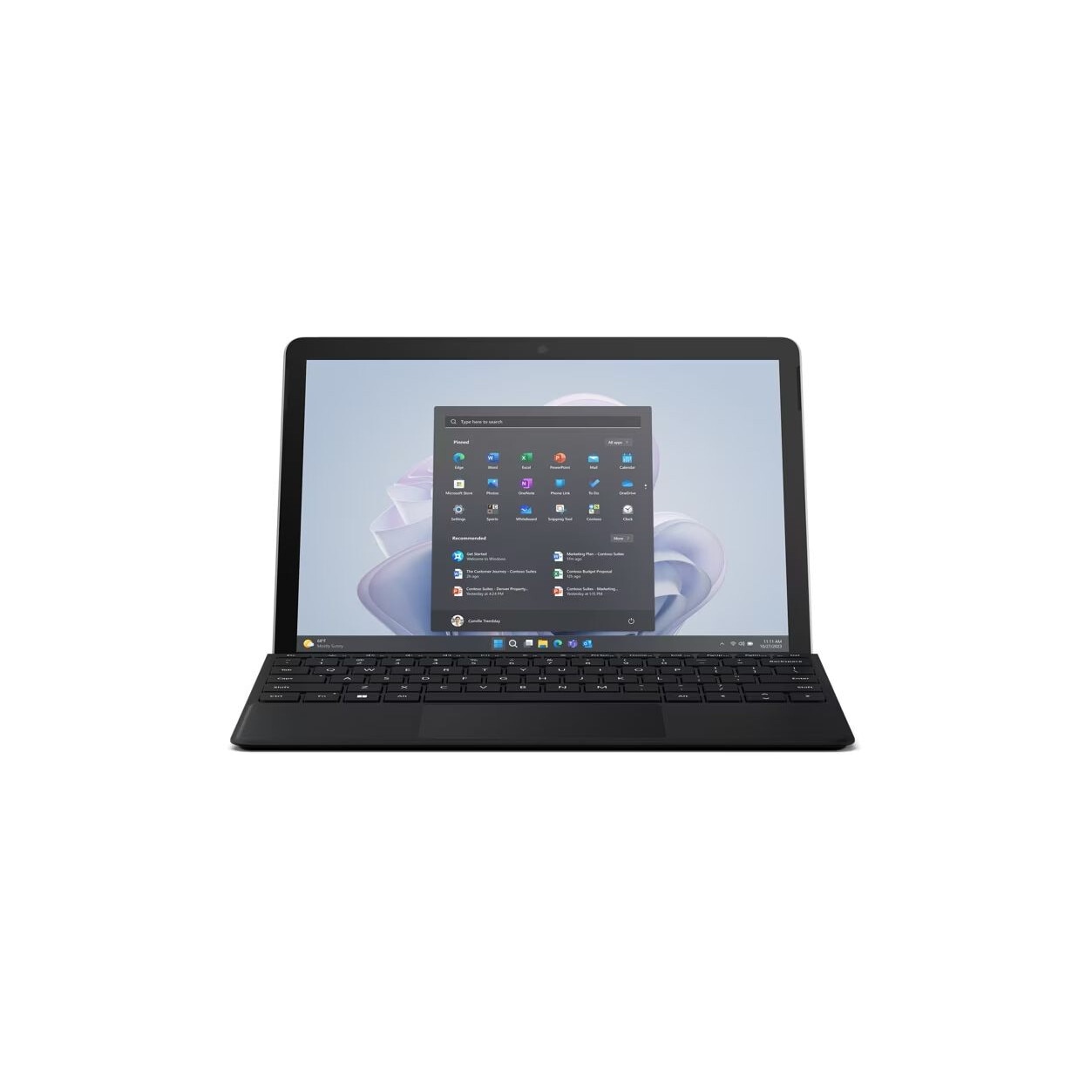 Tableta Microsoft Surface Go 4, 10,5", 256GB, Wi-Fi, Platinum, 8GB, 1920x1280, 245x175x8,3mm