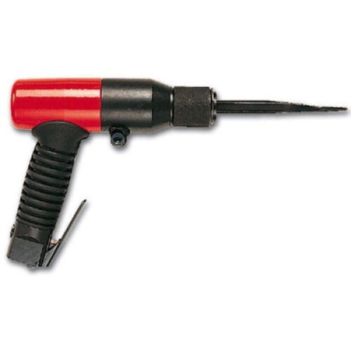 Masina de indepartat/sablat vopsea/rugina/zgura de sudura, cu dalta, tip pistol, pneumatica, priza aer 1/4", bataie 2200 lovituri pe minut, Chicago Pneumatic B19B