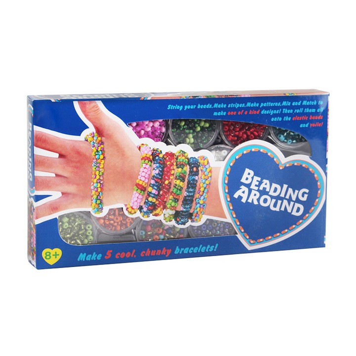 Set de bratari impletite pentru copii, accesorii creative, multicolor, 22.6x12x3cm