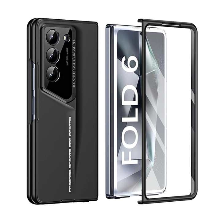 Husa FW Full Body Sport Design pentru Samsung Z Fold6 / Fold 6, negru