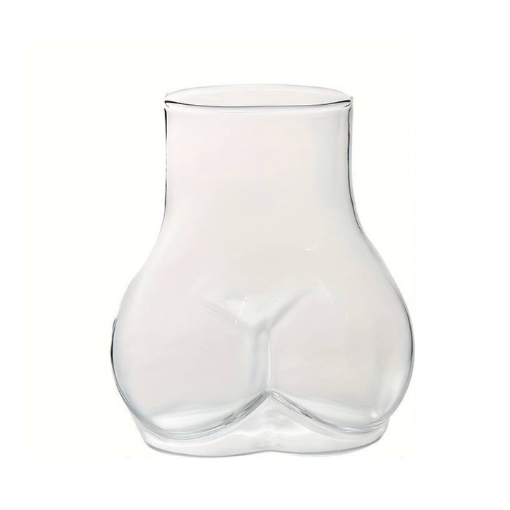 Pohár, Mindblower, Butt, átlátszó, üvegből, 11 x 5,5 cm - ergonomikus és könnyen kezelhető, 450 ml, bőséges adag italhoz alkalmas