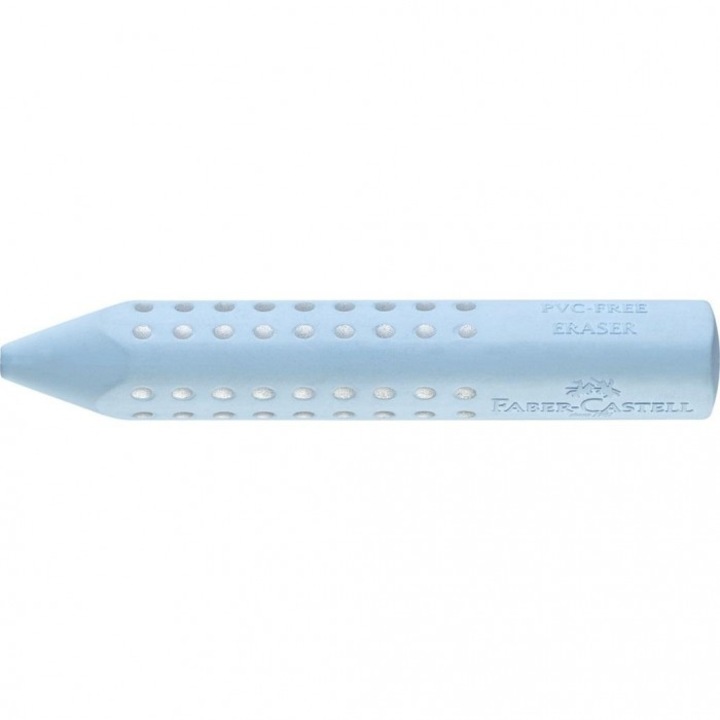 10 db-os radír készlet, Faber-Castell, ceruza design, kék