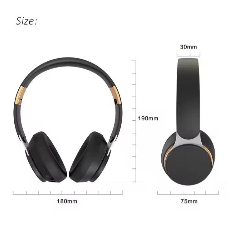 Casti fara fir Bluetooth, casti usoare cu anulare a zgomotului over-ear ...