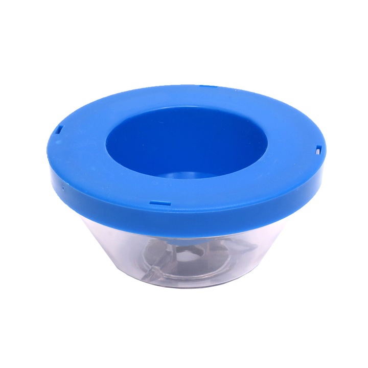 Dispozitiv pentru depozitarea prafului de foraj Falon-Tech, 4-10mm, albastru, 50x50x88mm