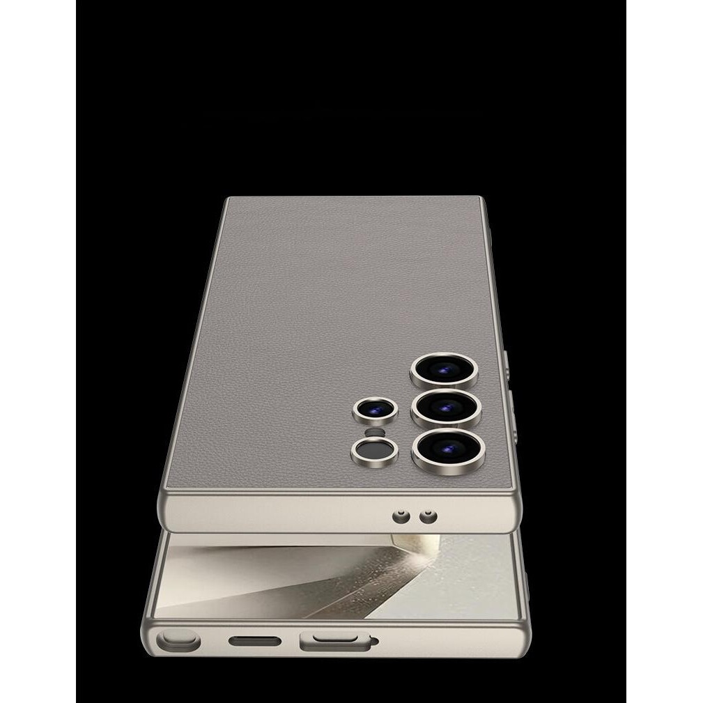 Husa telefon Samsung S24 Ultra, protectie completa, design inovator, gri