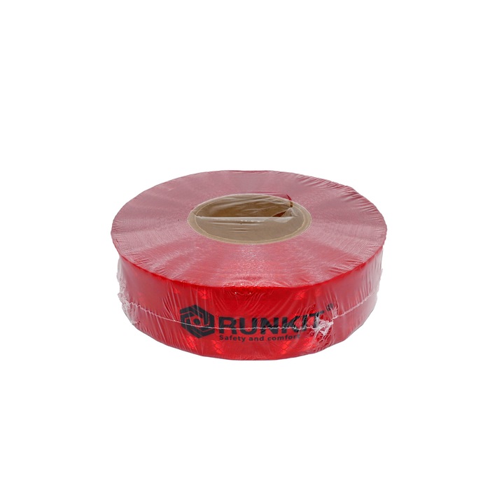 Banda reflectorizanta alba 5 cm x 50 m omologata ECE RUNKIT