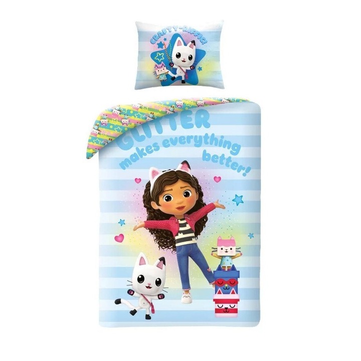 Gabi babaháza ágyneműhuzat szett - Glitter