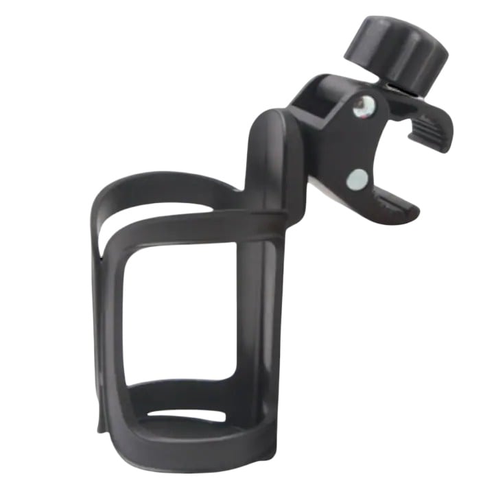 Suport sticla bicicleta, compatibil cu majoritatea bicicletelor si carucioarelor, instalare usoara, negru