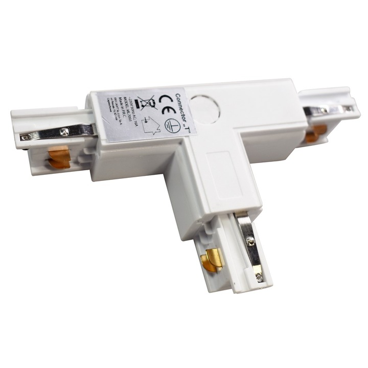 Csatlakozó, Milagro, alumínium, IP20, 230 V, 50 Hz, fehér