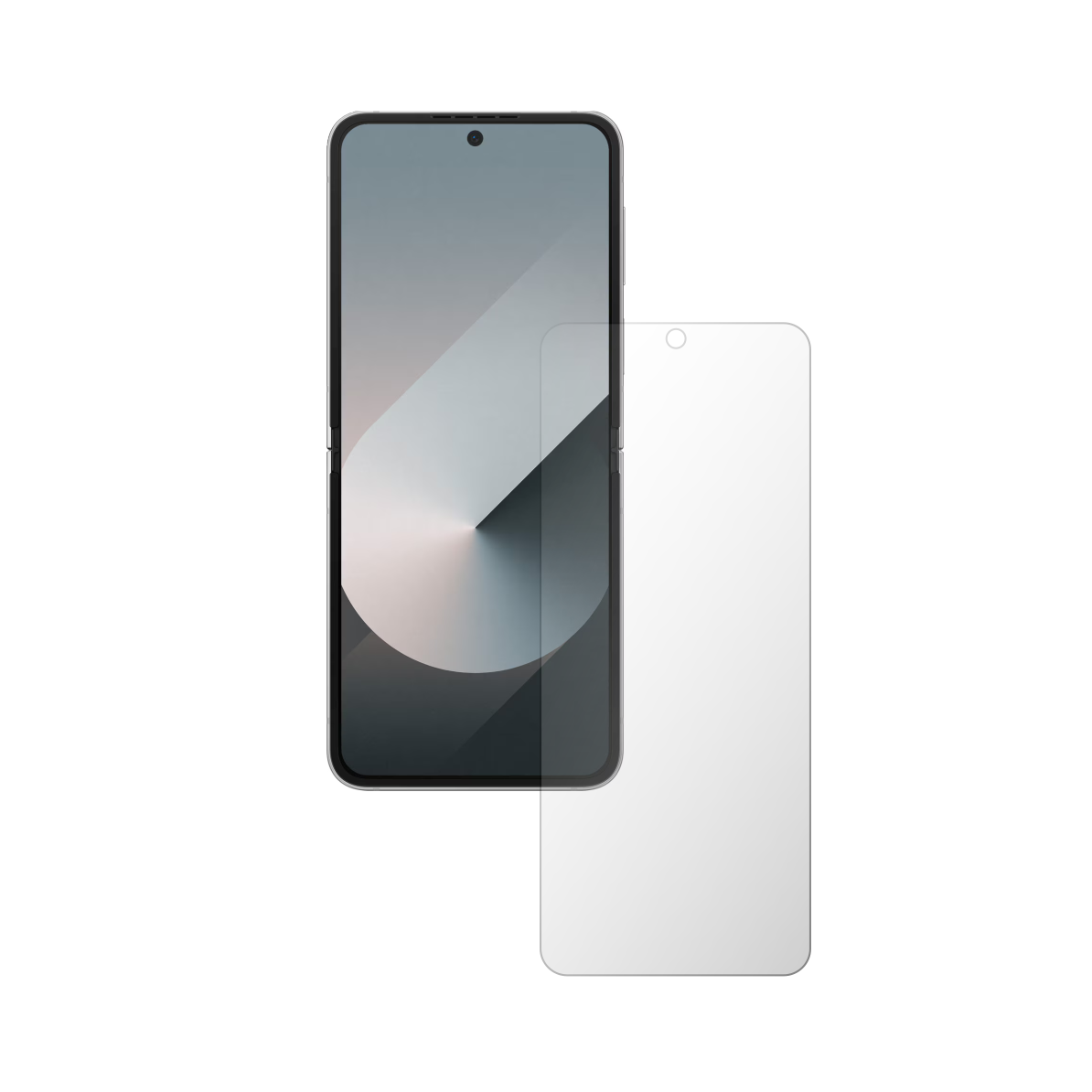 Folie Protectie Ecran Interna Folie24, pentru Samsung Galaxy Z Flip6, 1X Ultra-Clear cu Acoperire Totala Full-Display, Adeziva, Flexibila cu Auto Regenerare