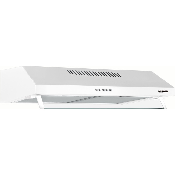 Традиционен аспиратор Vision Chef VHB602A, 2 мотора, 3 степени на скорост, капацитет на абсорбиране 326 mc/h, ширина 60 см, бял