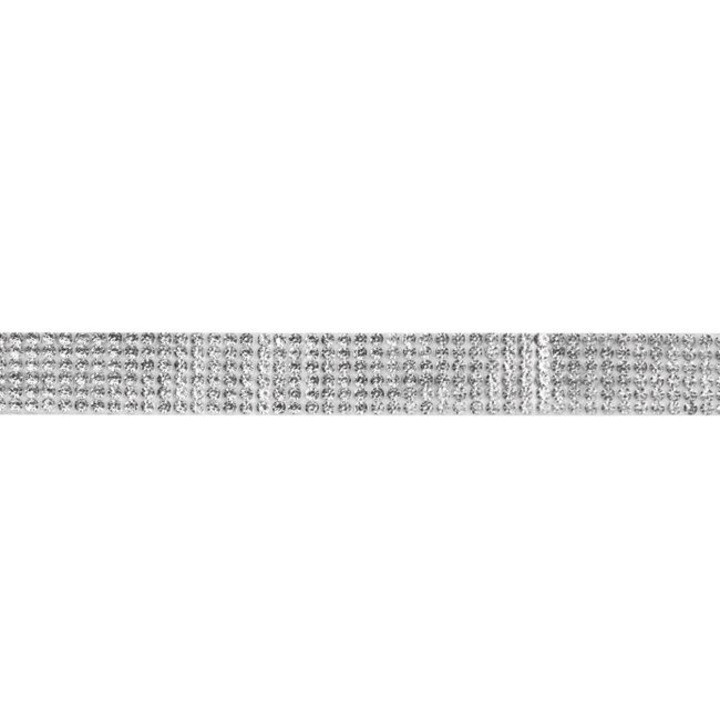 Ezüst strassz ragasztószalag 1m x 1,3cm Taub