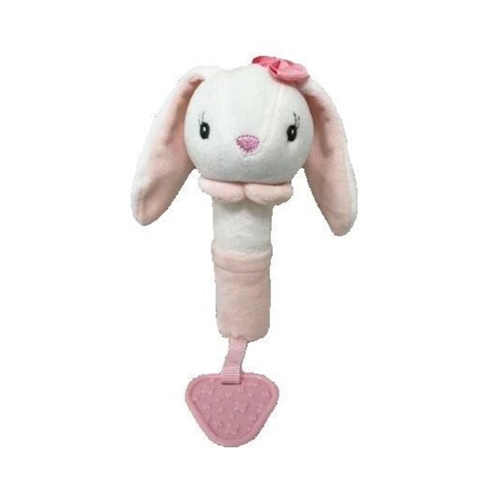 Jucarie de plus Iepuras cu sunet, Tulilo, Fundita, 26x14cm