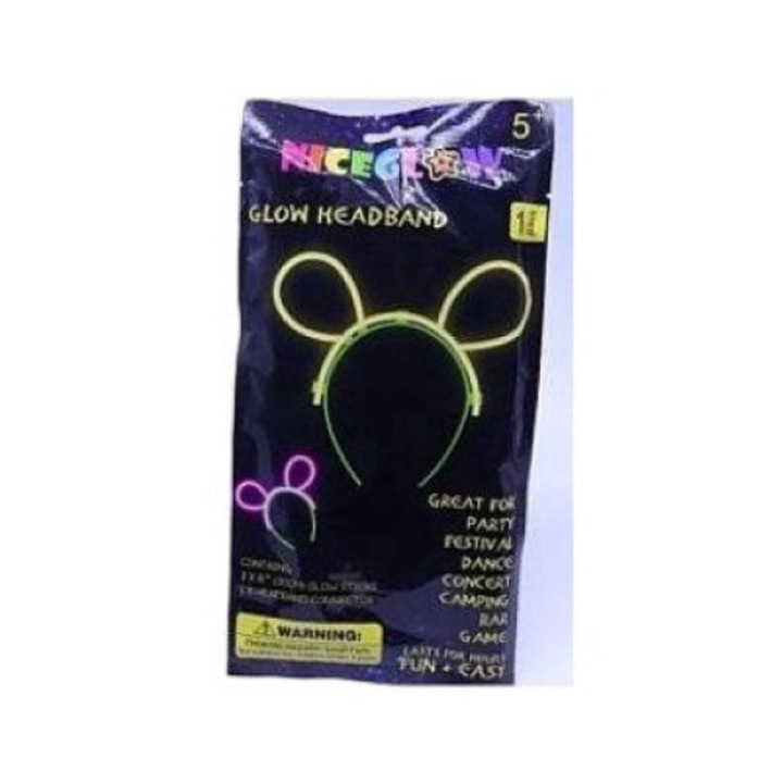 Комплект светещи в тъмното гривни ADAR, 4 части, многоцветни, 27x14 см