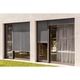 Rulou Exterior, Coloray, Dungi verticale alb-negru, Multicolor, 100x290 cm, de protectie, decorativ,010680480130100012232