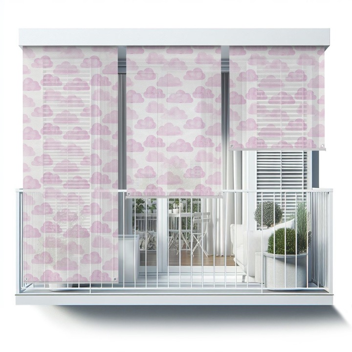 Rulou Exterior. Coloray. Nori roz. Roz. 40x180 cm. de protectie. decorativ. 010680480010100012148