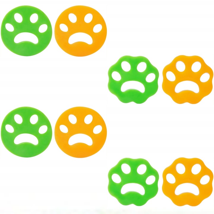 Set 8 Disc reutilizabil pentru colectarea parului de animale, ideal pentru masina de spalat, enkourakoko®