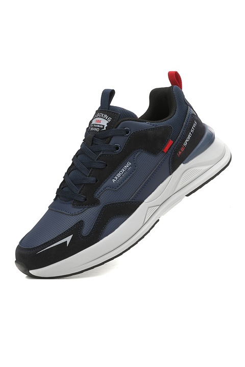 Pantofi Sport Barbati,AX BOXING,Piele ecologica Premium,Talpa,Usoara din Spuma,Sneakers Barbati Confortabili,Rezistenti,2757, Albastru deschis