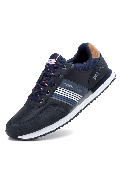 Pantofi Casual pentru Barbati,din Piele ecologica, Tip low-cut, Albastru