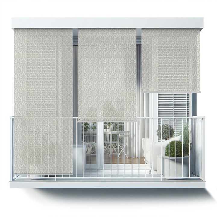 Rulou Exterior. Coloray. Tapet in stil baroc. Bej. 80x180 cm. de protectie. decorativ. 010680480040100029973