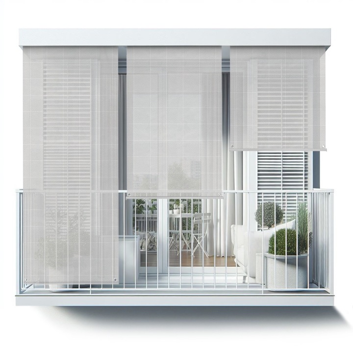 Rulou Exterior. Coloray. Placi ceramice patrate gri. Gri. 150x290 cm. de protectie. decorativ010680480160100276758