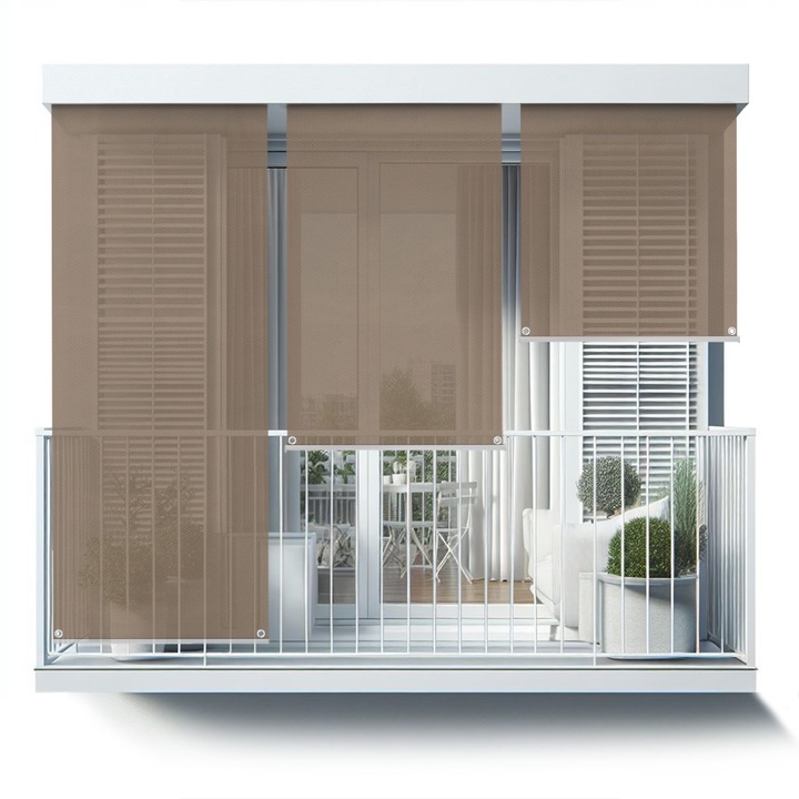 Rulou Exterior. Coloray. Maro mat. 140x180 cm. de protectie. decorativ. 0106804800701cc907761