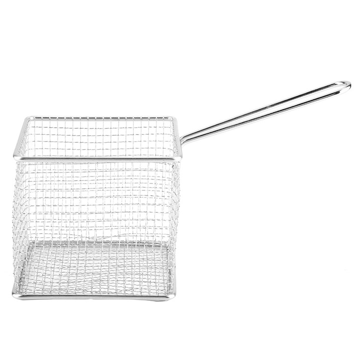 Cos de prajit QttvbTna, inox, argintiu, 10.5x10.5x9.5cm