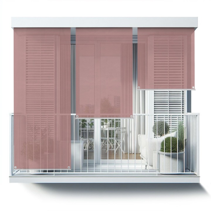 Rulou Exterior. Coloray. Roz inchis. 40x180 cm. de protectie. decorativ. 0106804800101ccbf8788