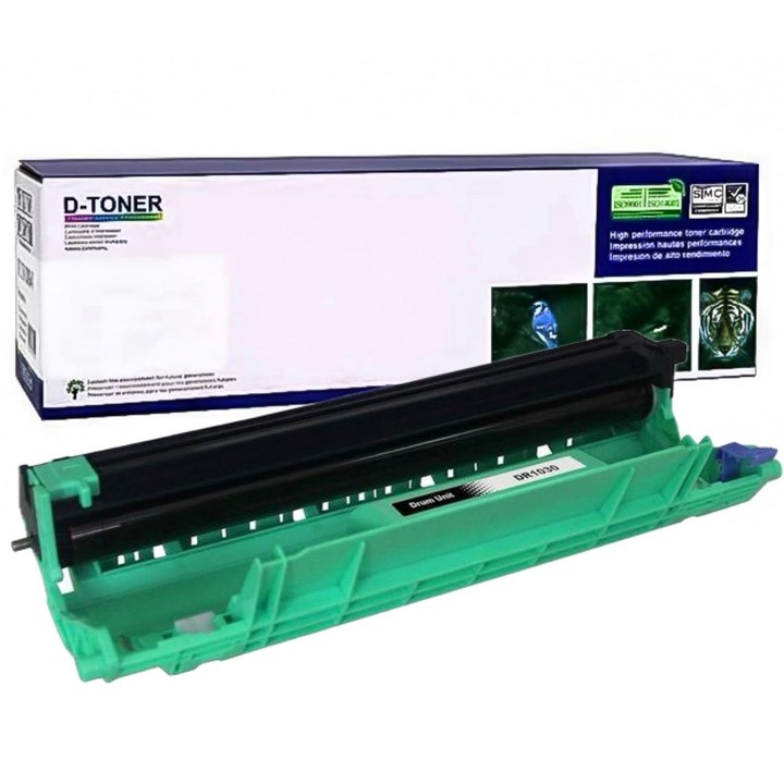 Съвместим барабан DR-1000/Dr-1030/DR-1050/DR-1090, черен, 10000 страници, за HL 1110E DCP 1510E HL 1210WE DCP 1610WE HL 1212WE HL 1222WE DCP 1512E MFC 1810E MFC 1910WE DCP 1510 DCP 1510R DCP 1512R DCP 1610W DCP 1612WE HL 1110 DCP 1622WE HL 1110R