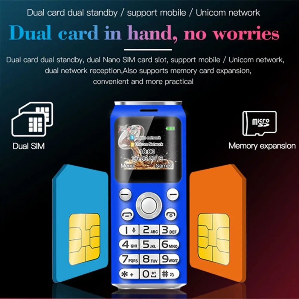 Telefon mobil, AIEK K8, Dual SIM, 4.0", alb