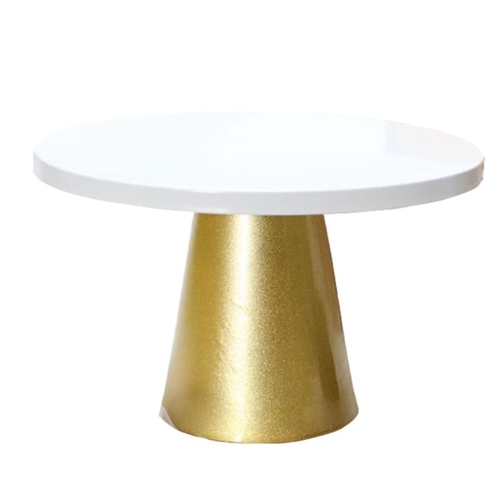 Suport pentru torturi metalic, rotund, 20.5x12cm