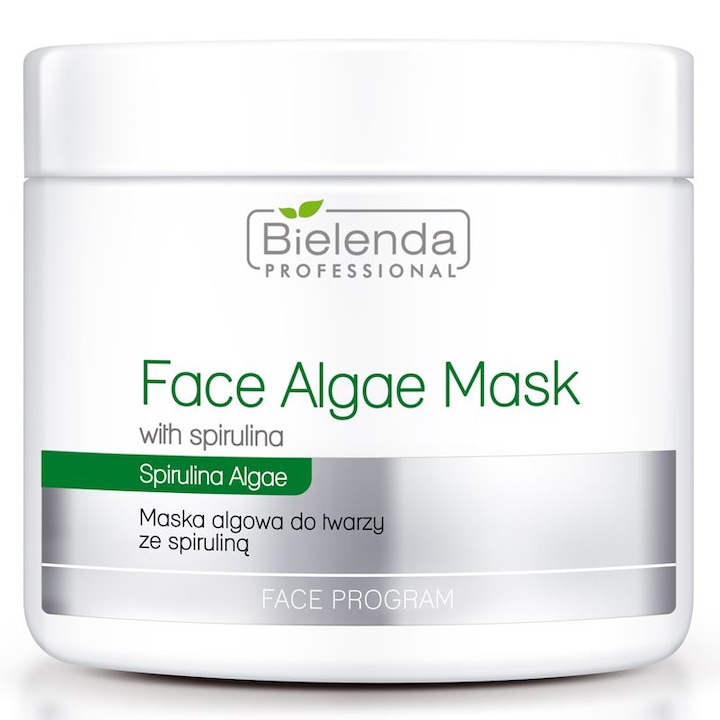 Masca faciala Bielenda, alga spirulina, detoxifianta, 190g