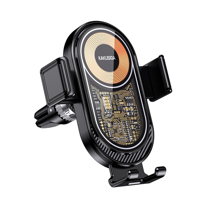 Incarcator auto wireless 15W Kakusiga KSC-1061 negru