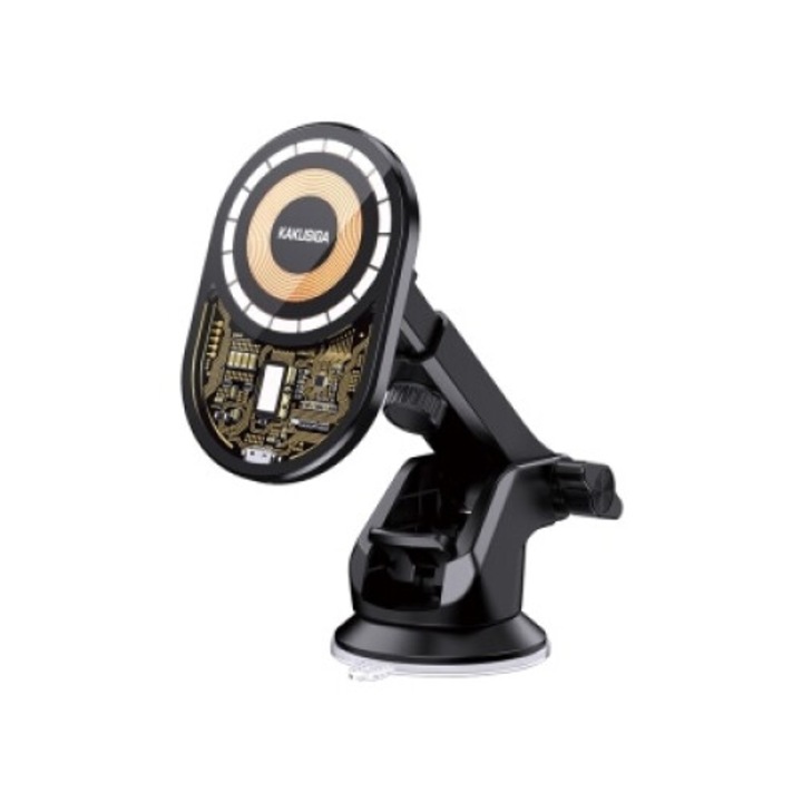 Incarcator auto wireless 15W Kakusiga KSC-1155 negru