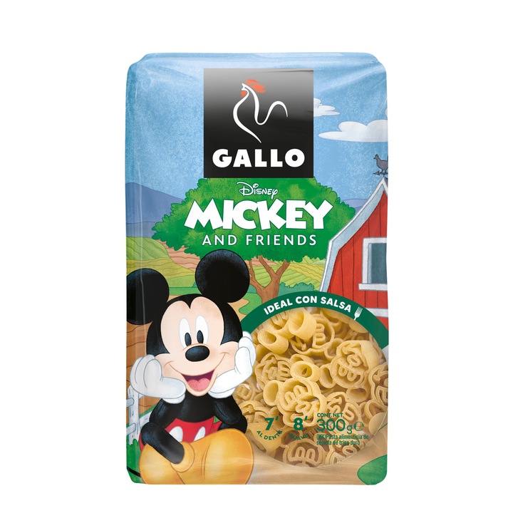 Gallo Disney Durumbúza tészta "MICKEY", 300 g