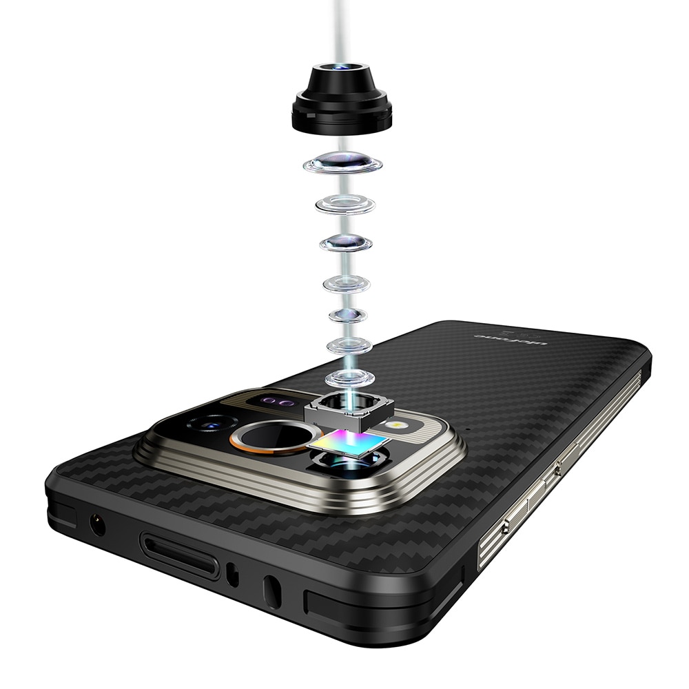 Telefon mobil Ulefone Power Armor 25T Pro Negru, 5G, 50MP+64MP Dual Camera, Senzor imagine termica, IPS 6.78", 12GB RAM (6GB + 6GB extensibili), 256 GB ROM, Android 14, Dimensity 6300, Dual SIM