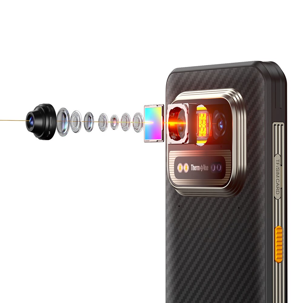 Telefon mobil Ulefone Power Armor 25T Pro Negru, 5G, 50MP+64MP Dual Camera, Senzor imagine termica, IPS 6.78", 12GB RAM (6GB + 6GB extensibili), 256 GB ROM, Android 14, Dimensity 6300, Dual SIM