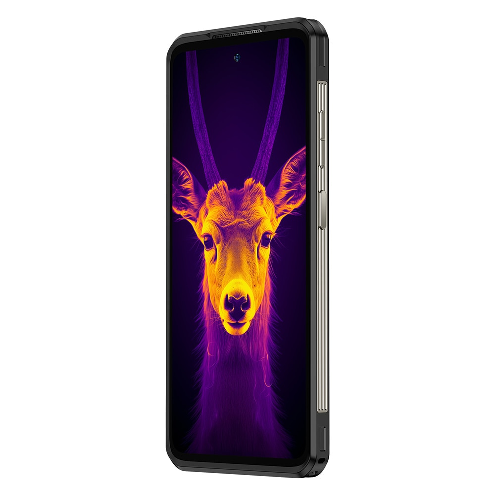 Telefon mobil Ulefone Power Armor 25T Pro Negru, 5G, 50MP+64MP Dual Camera, Senzor imagine termica, IPS 6.78", 12GB RAM (6GB + 6GB extensibili), 256 GB ROM, Android 14, Dimensity 6300, Dual SIM