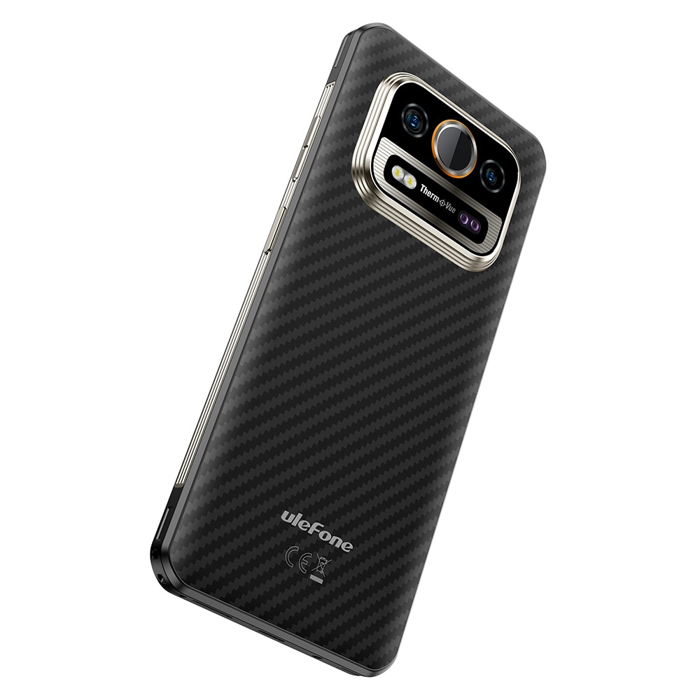 Telefon mobil Ulefone Power Armor 25T Pro Negru, 5G, 50MP+64MP Dual Camera, Senzor imagine termica, IPS 6.78", 12GB RAM (6GB + 6GB extensibili), 256 GB ROM, Android 14, Dimensity 6300, Dual SIM