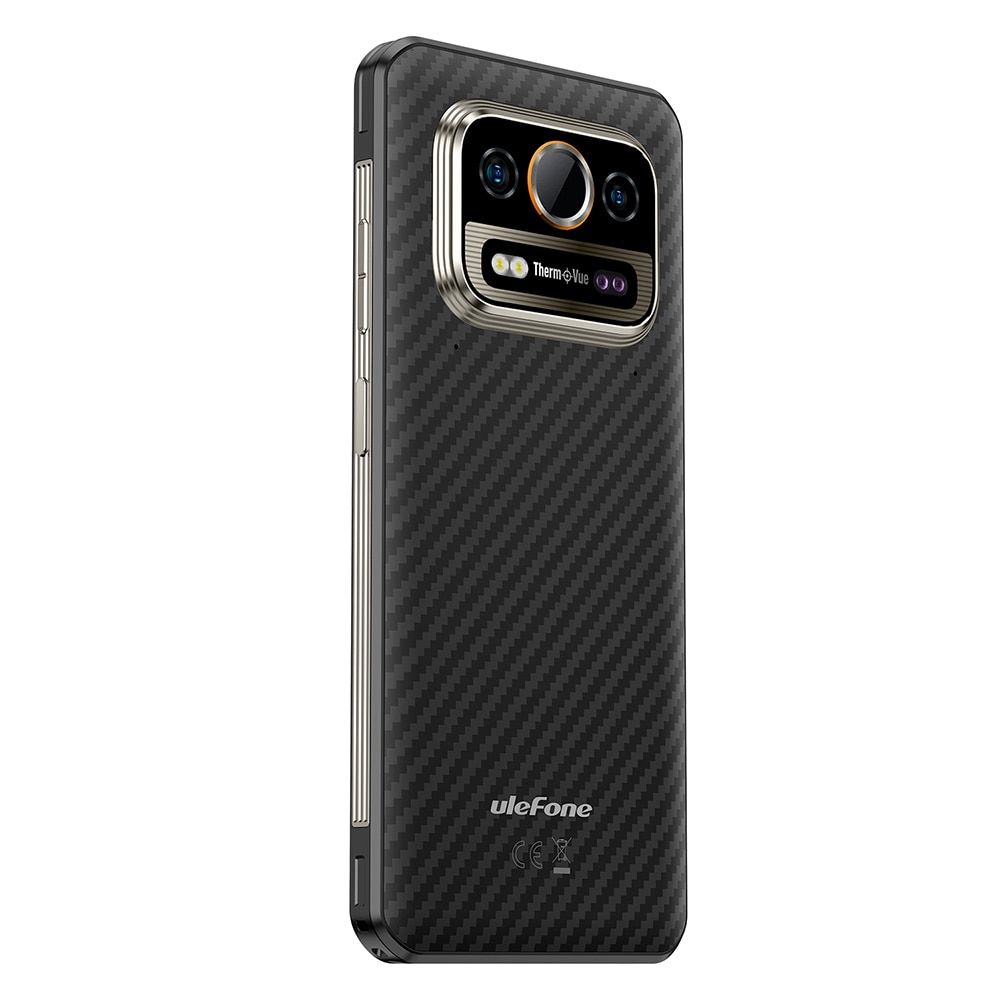 Telefon mobil Ulefone Power Armor 25T Pro Negru, 5G, 50MP+64MP Dual Camera, Senzor imagine termica, IPS 6.78", 12GB RAM (6GB + 6GB extensibili), 256 GB ROM, Android 14, Dimensity 6300, Dual SIM