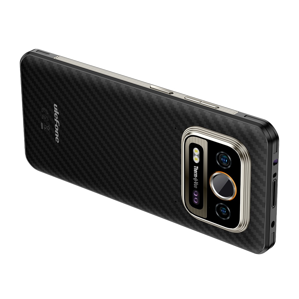 Telefon mobil Ulefone Power Armor 25T Pro Negru, 5G, 50MP+64MP Dual Camera, Senzor imagine termica, IPS 6.78", 12GB RAM (6GB + 6GB extensibili), 256 GB ROM, Android 14, Dimensity 6300, Dual SIM