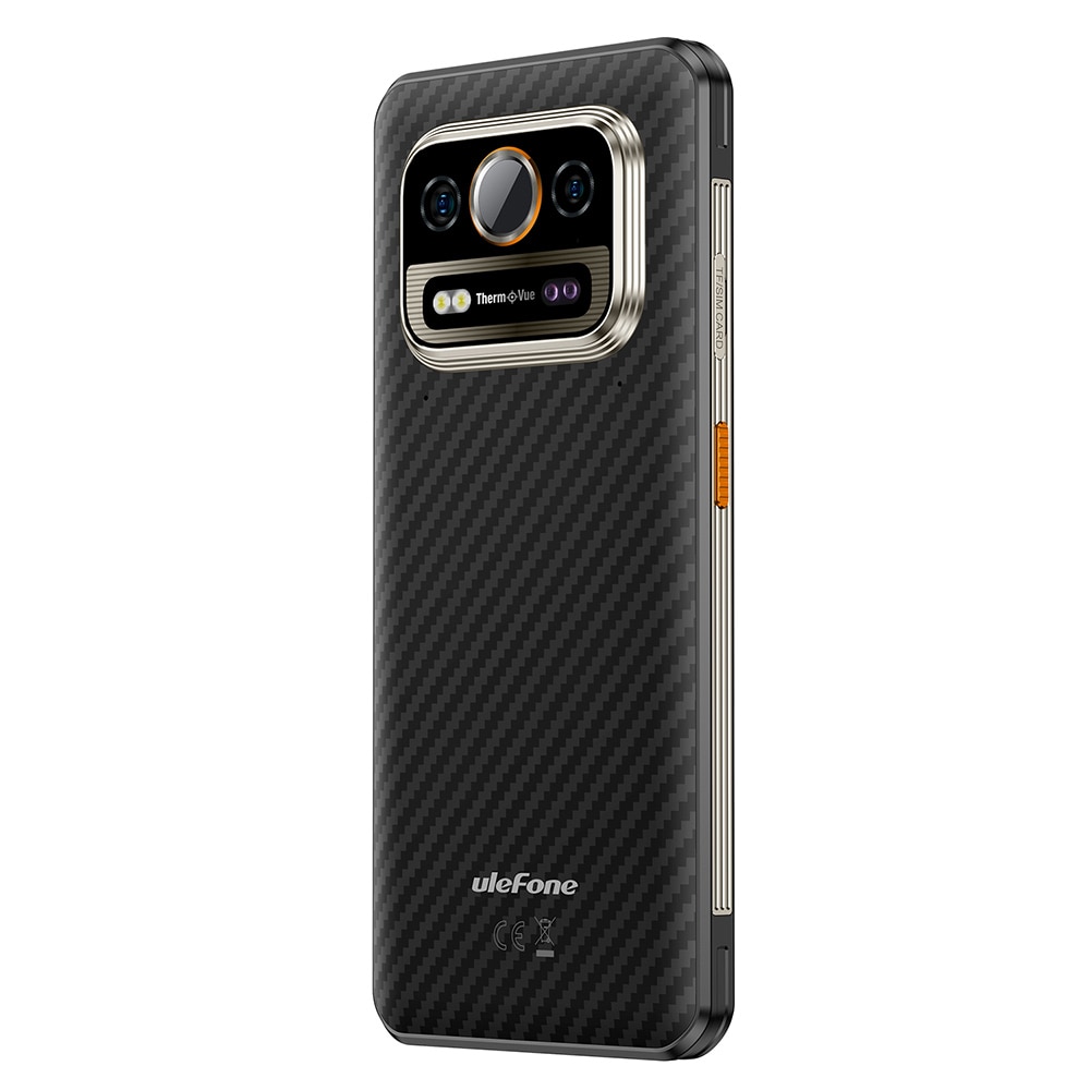 Telefon mobil Ulefone Power Armor 25T Pro Negru, 5G, 50MP+64MP Dual Camera, Senzor imagine termica, IPS 6.78", 12GB RAM (6GB + 6GB extensibili), 256 GB ROM, Android 14, Dimensity 6300, Dual SIM