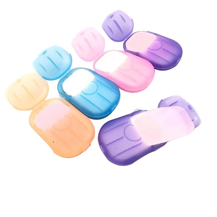 Сапун QttvbTna, пластмасова кутия, многоцветен