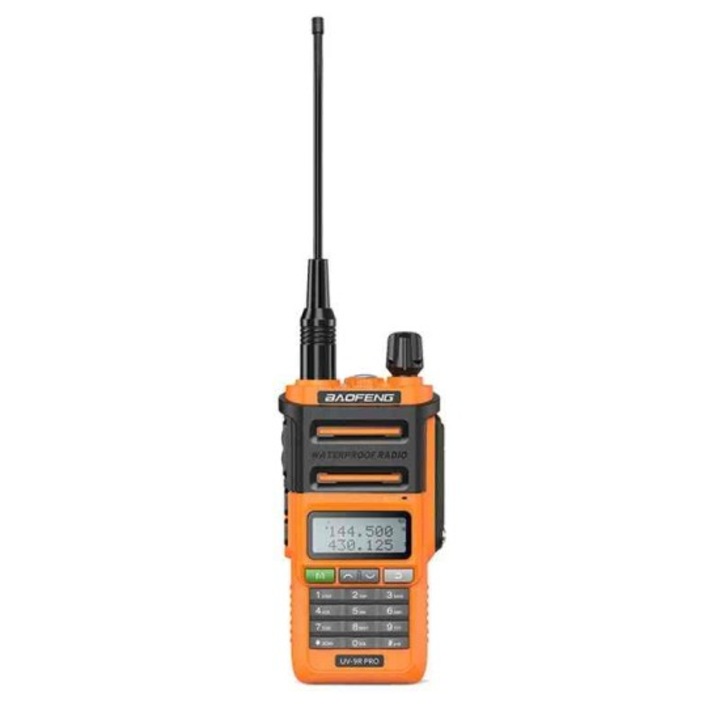 Радиостанция Baofeng, 9RPRO, Честотен диапазон: 136.00-174.00 MHz / 400.00-520.00MHz, Оранжев