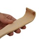 Zgarietor pentru spate din bambus, AMRINUGL, 45x3.5cm, design curbat, ecologic