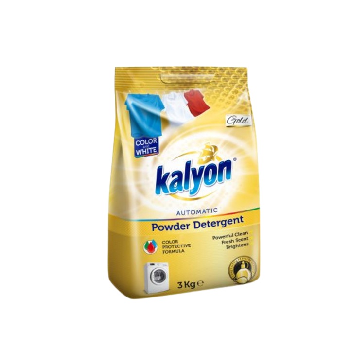 KALYON Mosópor mosószer 3kg Automata Color&White Gold