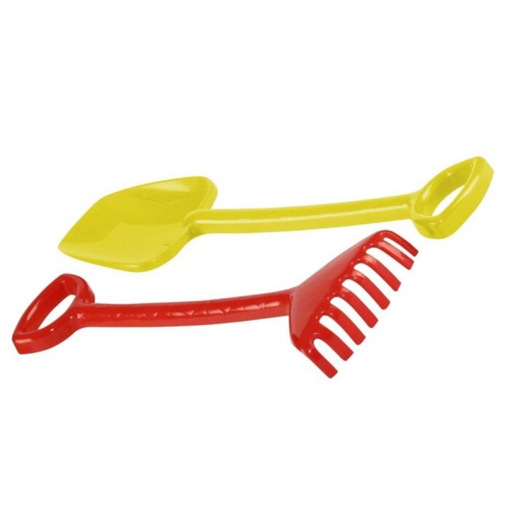 Комплект лопата и гребло за деца Baczek, многоцветен, 50.4x15.9см