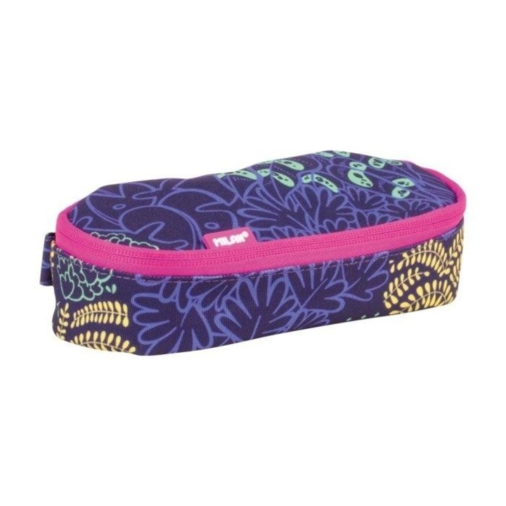 MILAN Swietliki ovális tolltartó, többszínű, 20.5x9x5.5cm